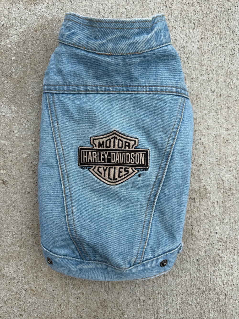 Harley-Davidson Denim Dog Vest